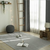 벨기에 유럽 친환경인증 단모 수입 카페트 (160x240cm) (그레이), 본품
