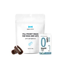 본아페티 노령견 노견 종합 관리 영양제 60정+애견 필포켓 간식 100g