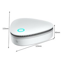 펫공기청정기 공기청정기 미니 공기 청정기 스마트 냉장고 Freshen 휴대용 오존 음이온 발생기 USB 충전식 주방 자동 홈 지우기 냄새，공기청정기, 스페인, As shown 1