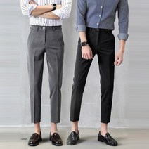 ♪앵콜상품♬♩ 캐주얼 팬츠 남성 봄 시보리 정장 남자밴딩바지 편안한 외출룩 (♭T♩lP)