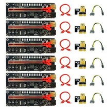 이더리움 채굴기 비트코인 채굴장 가정용 채굴부품 6PCS 라이저 V011 프로 플러스 PCIE 비디오 카드 익스프, 01 60cm, 01 6PCS V011 Pro Plus