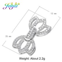 보석 수제 이쁜 Juya DIY 진주 쥬얼리 피팅 패스너 커넥터 걸쇠 비즈 세공 팔찌 목걸이 제작 재료