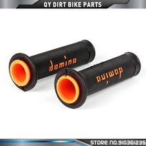 베스파부품 husqvarn domino honda yamaha suzuki vespa gts 액세서리 오토바이 핸들 바 motocross 그립 용 오토바이호환, 01 orange