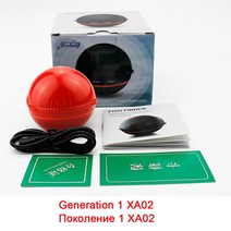 어군탐지기Erchang-무선 음파 탐지기 XA02/F68 48m/160ft 수심 에코 사운더 휴대용 어군, 02 fish finder