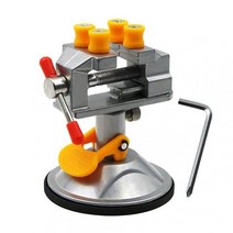 탁상바이스 미니 목공 파이프 소형 밀링 테이블 파워 유압 벤치 체인 바이스 핸드 정밀 드릴 작업대 바이스 탁상 클램프 테이블 클램핑 360도 회전 벤치 흡입 컵 나사 수리 도구, 은