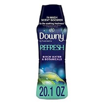 다우니 Downy 인퓨전 리프레쉬 섬유유연제 버치 워터 보타니칼 Infusions Refresh, 향기 부스터 비즈  20.1oz
