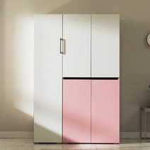 [1만원★즉시할인]장인가구 스페이스 광폭 1200 주방수납장, 핑크