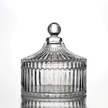 캔들 용기 크리스탈 메리고 특대 투명650ml/향초 재료, 1개