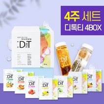 디톡티 4주세트 건조과일칩 말린과일차 워터 4BOX