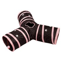 Foldable 애완 동물 고양이 터널 장난감 Collapsible 2345 S 형 텐트 놀이 튜브 실내 야외 훈련, 08 F