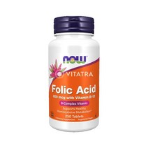나우푸드 엽산800 FOLICACID 엽산비타민B12 800mg 250정