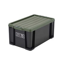 JEJ Astage Storage Box X Series NT 13 Black Green Width 11.6 x Depth 17.3 Height 6.3 inches (29.5 44, 75X幅約43cm, 1개