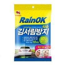 티슈형 차량유리안쪽 김서림방지제 자동차습기제거