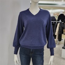 아놀드바시니 DP01 브이넥 비숍 소매 니트 AW03KP42W