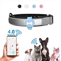 애완동물 GPS 추적기 스마트 로케이터 개 브랜드 감지 웨어러블 고양이 새 분실 방지 기, 11 Black single collar