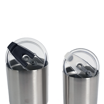 펀시크릿 예티 록키마운틴 스트로우 스텐 대용량 밀폐뚜껑 괴물 친환경 텀블러 뚜껑, 20oz손잡이(블랙)