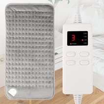 허리 마사지매트 온열기 전자파없는 전기 온열 매트 기어 조정 가능한 겨울 워머 워머, 회색 나를, 76x40cm