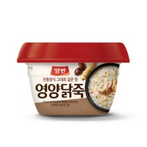 동원 양반죽 단호박 밤단팥 쇠고기 참치 전통잣 영양 홍게살 들깨 닭 백합 삼계 전복 버섯 야채 백합 미역 죽, 동원 양반 영양닭죽 285g