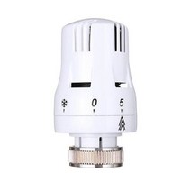 온도 조절 라디에이터 밸브 공압 난방 시스템 용 원격 컨트롤러 헤드, WHITE_1, 230V_1, WHITE