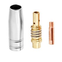 티그 용접기 Mig 용접기 빈젤 15AK 토치 액세서리 노즐 MIG 접촉 팁 3 개, 01 0.6MM, 01 0.6MM
