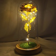 금 장미 무드등 40대 50 엄마 생일선물 아내 결혼기념일 선물 부모님 결혼 기념일 선물 3색, 레드