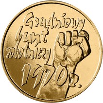 폴란드 2000 1970년 12월 30주년 행사 2즐로티 기념주화 수집제품 특별한취미 대박선물