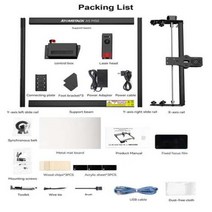 cnc조각기 ATOMSTACKA5 M50 40W 레이저 조각 기계 DIY 절단 고정 초점 초미세, 없음, 없음, 미국+A5 M50