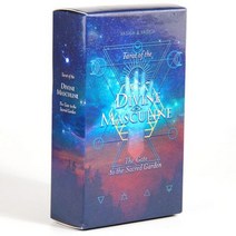 운동기구 거꾸리 마술 타로 카드 보드 게임 상상력 오라클 운세 데스크 전자 책 놀이, Divine Masculine