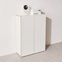 800 다용도 수납장 책장 도어 문있는 문달린 인테리어 사무실 서재, 화이트, 본상품선택