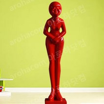 인테리어 인사하는 사람 조각상 유리섬유 로비 식당 입구, 인사B