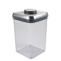 OXO 옥소 스틸 0.9 Qt POP 용기 - 밀폐 식품 보관용기 흑설탕 등, Flour (4 Qt)