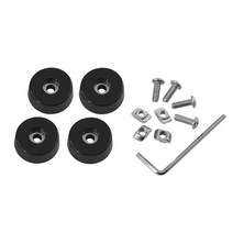 2020 년 Prusa i3 MK3 키트 용 3D 프린터 반 진동 고무 랜딩 매트 피트, 검은색, 01 Black