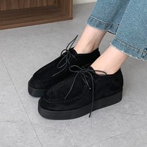 lucy 스웨이드 통굽 로퍼힐(5cm) 5컬러