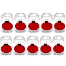 디피용 아크릴진열대 박스 케이스 네일 매니큐어 주얼리 악세사리 회전 진열대 진열장 목걸이 거치대 대형 10pcs 아크릴 크리스탈 링 보관 디스플레이 상자 주최자 보석 포장 컬렉션에