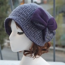 루이엘 <이리스> 니트모자 여성 방한모자 겨울 외출용모자 따뜻한 니트비니 (3컬러)