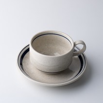 카네수네즈 인디고보더 스태커블 컵앤소서