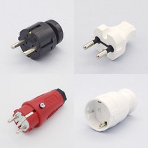 접지 일자 ㄱ자 고무 플러그 콘센트, 20.동양 락커형 플러그_cp