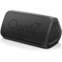 OontZ Angle 3 블루투스 스피커 휴대용 무선 5.0 10와트 수정처럼 맑은 스테레오 사운드 풍부한 베이스 IPX5 방수 라우드 스피커 (레드) 597226, Black-Waterproof