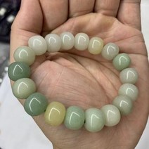 옥팔찌 원석 염주 천연원석 비즈 그녀는 타이 큐이 옥 스톤 팔찌 천연 보석 쥬얼리