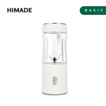 하이메이드 휴대용 미니 텀블러 믹서기 HBL-MM60W (380ml 스테인레스 6중 칼날 2200mAh 리튬 배터리 화이트), 단품
