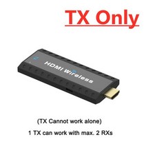 LED 콘서트 노래방 50M 무선 트랜시버 비디오 송신기 수신기 HDMI Extender TV 스틱 스크린 미러 어댑터 DVD pc를 프로젝터로 전환, TX Only Style 1