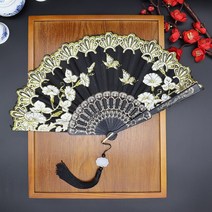 가스배출 화목난로흡출기 고기 환풍 창틀중국 팬 댄스 웨딩 팬 핸드메이드 골동품 접는 팬 도매 핸드 헬드, 06 A16
