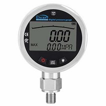 Jectse 디지털 압력 게이지 LCD 디스플레이가 G1/4 공기 Mpa/Bar/PSI/Kg/cm² 유압 물 산업 장비용 0-1 PSI 오일