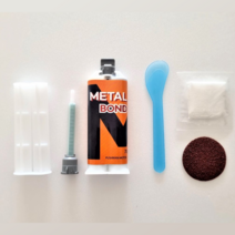 [METAL BOND] 초강력 금속접착제 에폭시접착제 70g 스틸 쇠 접착제 알루미늄 스텐 금속 철 본드 물탱크 라디에이터 실외기 수리 보수제, 1개