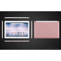 태블릿 새로운 10.1 인치 슈퍼 2.5d 강화 유리 4g lte 태블릿 pc 데카 코어 8gb ram 128gb rom 1280800 ips 5.0mp 와이파이 블루투스, 분홍