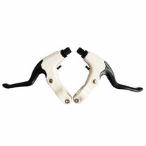 자전거부품1쌍 초경량 알루미늄 합금 자전거 BMX 브레이크 손잡이 MTB 산악 사이클링 레버 V/디스크, 연한 초록색