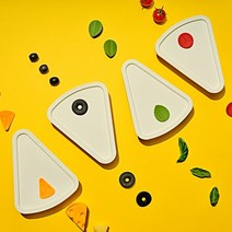 글라스락 렌지쿡 조각피자 보관용기 1+1, 02. 올리브, 01. 치즈
