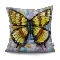 조약돌소파MTMETY 아름다운 나비 베개 케이스 Ins 스타일의 꽃 풍경 쿠션 커버 소파 자동차 허리 던져 홈, 26 BZML1T1179_03 60x60cm