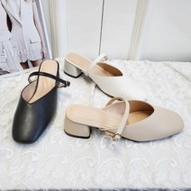 구두모모 포론 메리제인 라운드스퀘어토 블로퍼 (2cm/4cm)