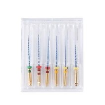 치과용품 도구 합금 파일 치과 엔도 엔진 루트 캐널 악기 6 개박스 드릴, 25mm Assorted